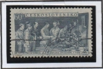 Sellos de Europa - Checoslovaquia -  Industrialización Soviética