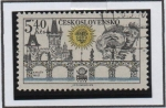 Stamps Czechoslovakia -  Puentes d' Praga. Charles