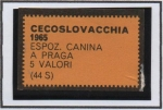 Stamps Czechoslovakia -  Expo Canina Praga