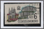 Sellos de Europa - Checoslovaquia -  Old y nueva Praga