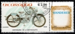 Stamps Nicaragua -  Centenario de la motocicleta(Wanderer 1939).