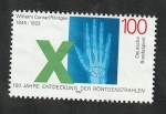 Stamps Germany -  1616 - 150 Anivº del nacimiento de Wilhelm Conrad Röntgen