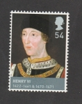 Stamps United Kingdom -  Rey Enrique VI