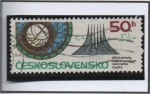 Stamps Czechoslovakia -  Union d' Matematicoa y Fisicos