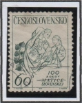 Stamps Czechoslovakia -  100 Rokov Matice Slovenskej