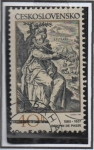 Stamps Czechoslovakia -  Grabados: Musa Euterpe