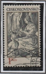 Stamps Czechoslovakia -  Flautista