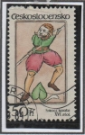 Stamps Czechoslovakia -  Jack d' Espadas