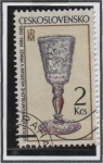 Sellos de Europa - Checoslovaquia -  Jarrones: Boemia 1720