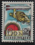 Stamps Czechoslovakia -  Zepelin 1909 y 1928