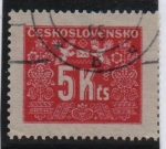 Stamps Czechoslovakia -  Cifras