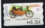 Sellos de Europa - Espa�a -  AMTS Mobilette AU-HT con sidecar 1954