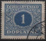 Stamps Czechoslovakia -  Cifras