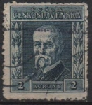 Stamps Czechoslovakia -  Pres. Masaryk
