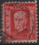 Sellos de Europa - Checoslovaquia -  Pres. Masaryk
