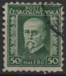 Stamps Czechoslovakia -  Pres. Masaryk