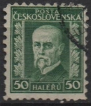 Sellos de Europa - Checoslovaquia -  Pres. Masaryk