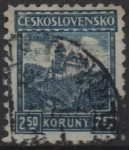 Stamps Czechoslovakia -  Castillo d' Karistein