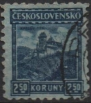 Stamps Czechoslovakia -  Castillo d' Karistein