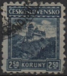 Stamps Czechoslovakia -  Castillo d' Karistein