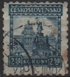 Stamps Czechoslovakia -  Castillo d' Karistein