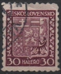 Sellos de Europa - Checoslovaquia -  Escudo d' Armas