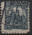 Stamps Czechoslovakia -  Estatua d' Wenceslas