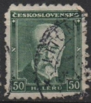 Stamps Czechoslovakia -  Pres. Masaryk