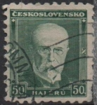 Sellos de Europa - Checoslovaquia -  Pres. Masaryk