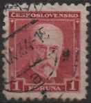 Sellos de Europa - Checoslovaquia -  Pres. Masaryk