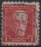 Sellos de Europa - Checoslovaquia -  Pres. Masaryk