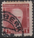 Stamps Czechoslovakia -  Pres. Masaryk