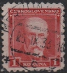 Stamps Czechoslovakia -  Pres. Masaryk