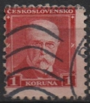 Stamps Czechoslovakia -  Pres. Masaryk