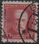 Stamps Czechoslovakia -  Pres. Masaryk