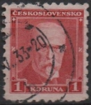 Sellos de Europa - Checoslovaquia -  Pres. Masaryk