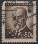 Sellos de Europa - Checoslovaquia -  Pres. Masaryk