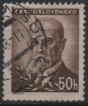 Stamps Czechoslovakia -  Pres. Masaryk