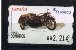 Sellos de Europa - Espa�a -  AMTS  DKW  con sidecar   1938