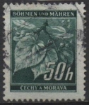 Stamps Czechoslovakia -  Hojas d' Tilo