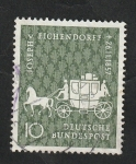 Stamps Germany -  151 - Centº de la muerte del poeta Joseph von Eichendorff