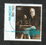 Stamps Germany -  2722 - 150 Anivº del nacimiento de Emil Wiechert