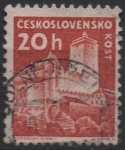 Sellos de Europa - Checoslovaquia -  Castillos. Kost