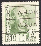Stamps Spain -  1021 - franco