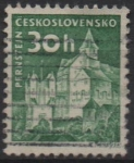 Stamps Czechoslovakia -  Castillos. Pemstein