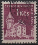 Stamps Czechoslovakia -  Castillos. Smolenice