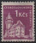 Stamps Czechoslovakia -  Castillos. Smolenice