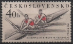 Stamps Czechoslovakia -  Canoa