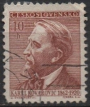 Sellos de Europa - Checoslovaquia -  Karel Kovarovic