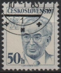 Stamps Czechoslovakia -  Pres. Gustav Husak